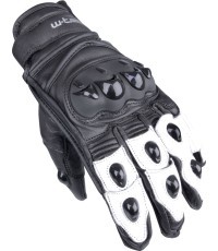 Motociklistu cimdi W-TEC Radoon - Melns/balts