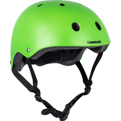 Шлем для роллеров, скейтбордистов и велосипедистов Kawasaki Kalmiro - Зелёный