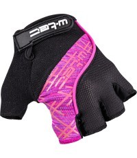 W-TEC Karolea velo cimdi - Black-Violet-Pink
