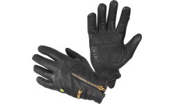 Women’s Leather Motorcycle Gloves W-Tec Perchta - Black