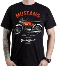 Футболка BLACK HEART Mustang - Чёрный