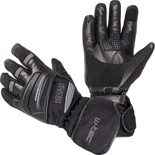 Apsildāmi cimdi inSPORTline HEATston - Black-Grey