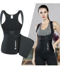 inSPORTline Corbeam fitnesa korseti - Black