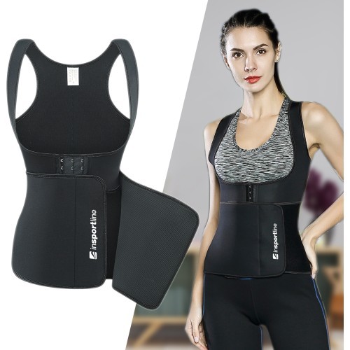 inSPORTline Corbeam fitnesa korseti - Black