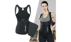 inSPORTline Corbeam fitnesa korseti - Black