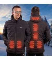 Vīriešu apsildāma jaka W-TEC HEATborg - Black