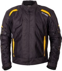 Мужская летняя мотоциклетная куртка W-TEC Tosheck - Black-Yellow
