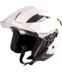 Motorcycle Helmet W-TEC Putta - Pearl White