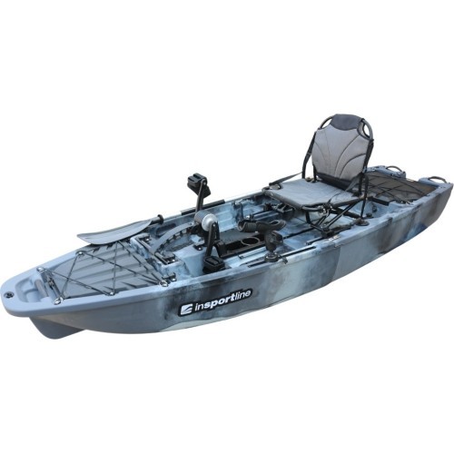 Salokāma kajaks ar pedāļiem inSPORTline Rhoner Urban Camo