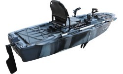 Salokāma kajaks ar pedāļiem inSPORTline Rhoner Urban Camo