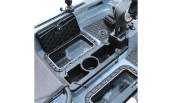 Salokāma kajaks ar pedāļiem inSPORTline Rhoner Urban Camo