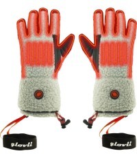 Apsildāmi mākslīgās aitādas cimdi Glovii GS3 - Beige, Black