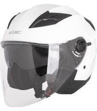 Atklātā tipa ķivere W-TEC Barcela - White Glossy