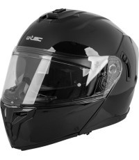 Flip-Up motocikla ķivere W-TEC Benidor - Black Glossy