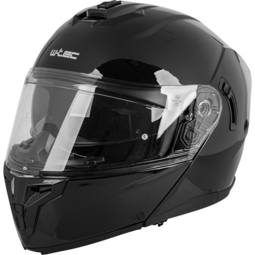Atverama motocikla ķivere W-TEC Benidor - Black Glossy