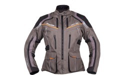 Women’s Touring Motorcycle Jacket W-TEC Smackton Lady -  Grey/Orange 