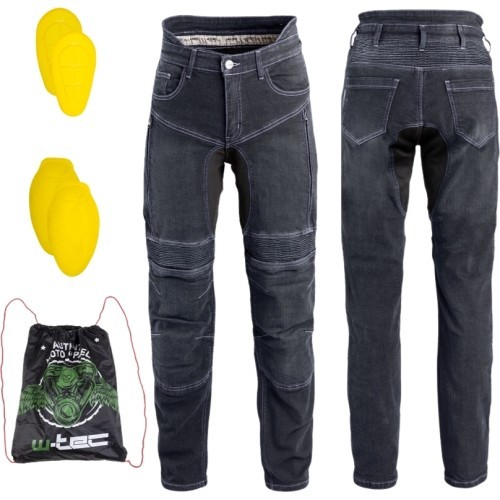 Men’s Motorcycle Jeans W-TEC Biterillo Evo - Black
