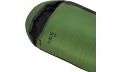 Ультралёгкий спальный мешок NILS Camp NC1705, чёрно-зелёный