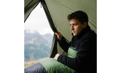 Īpaši viegls guļammaiss NILS Camp NC1705, melni zaļš