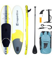 Paddle Board w/ Accessories inSPORTline WaveTrip 10’6” G3 - Yellow