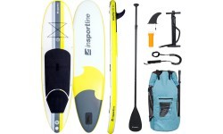 Paddle Board w/ Accessories inSPORTline WaveTrip 10’6” G3 - Yellow