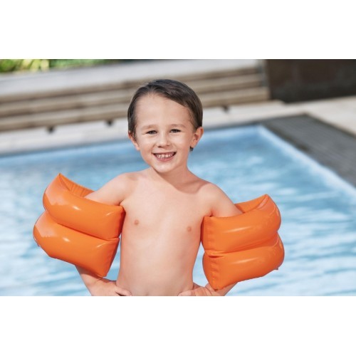Oranžas BESTWAY peldēšanas piedurknes bērniem 25x20 cm