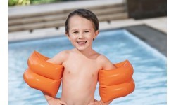 Orange BESTWAY Swimming Training Armbands for Children 25x20cm