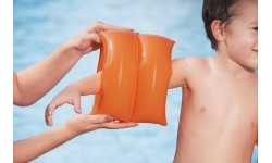 Orange BESTWAY Swimming Training Armbands for Children 25x20cm