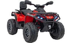 Kvadricikls Can Am Outlander ATV ar tālvadības pulti, sarkans
