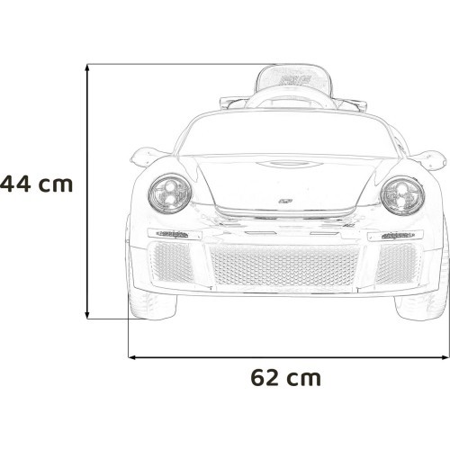 Elektromobilis RUF CTR3, balts