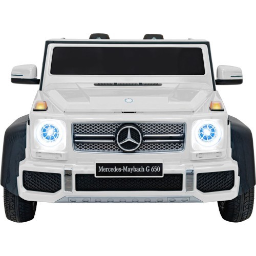Elektromobilis Mercedes Benz Maybach G650 Strong, balts