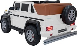 Elektromobilis Mercedes Benz Maybach G650 Strong, balts