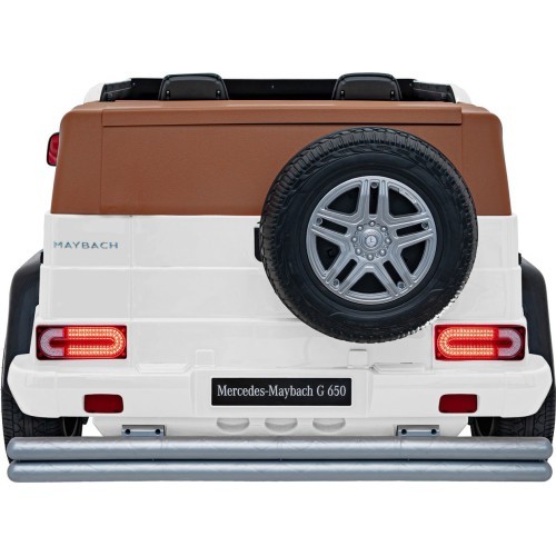 Elektromobilis Mercedes Benz Maybach G650 Strong, balts