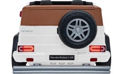 Elektromobilis Mercedes Benz Maybach G650 Strong, balts