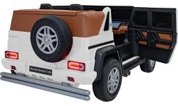 Elektromobilis Mercedes Benz Maybach G650 Strong, balts