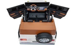 Elektromobilis Mercedes Benz Maybach G650 Strong, balts