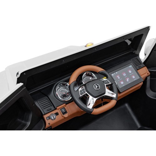 Elektromobilis Mercedes Benz Maybach G650 Strong, balts