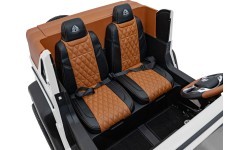 Elektromobilis Mercedes Benz Maybach G650 Strong, balts