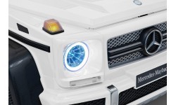 Elektromobilis Mercedes Benz Maybach G650 Strong, balts