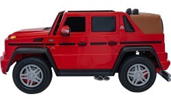 Elektromobilis Mercedes Benz Maybach G650 Strong, sarkans