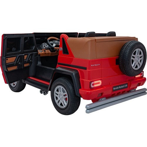 Elektromobilis Mercedes Benz Maybach G650 Strong, sarkans