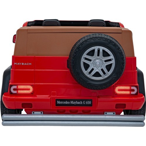 Elektromobilis Mercedes Benz Maybach G650 Strong, sarkans