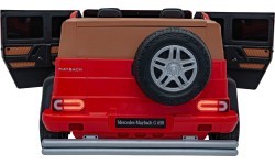 Elektromobilis Mercedes Benz Maybach G650 Strong, sarkans