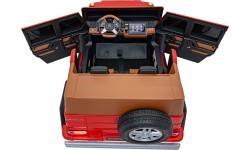 Elektromobilis Mercedes Benz Maybach G650 Strong, sarkans