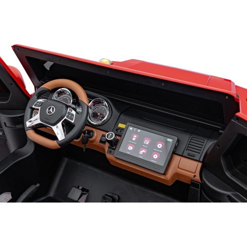 Elektromobilis Mercedes Benz Maybach G650 Strong, sarkans