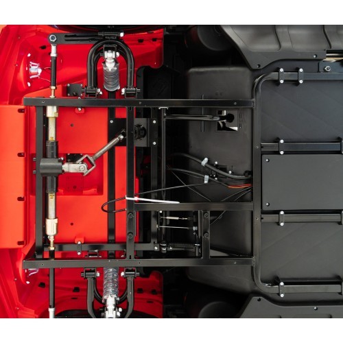 Elektromobilis Mercedes Benz Maybach G650 Strong, sarkans