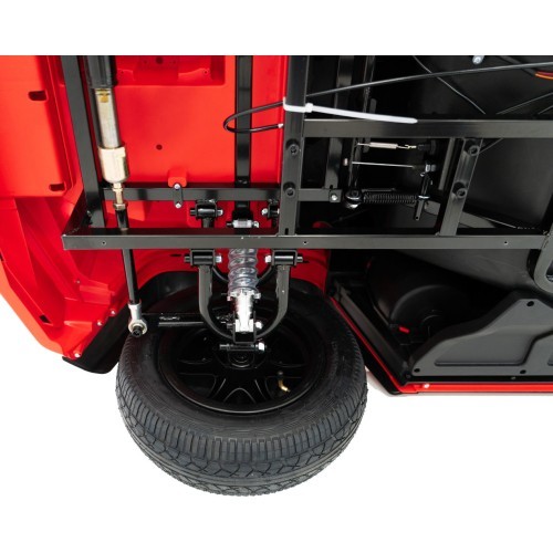 Elektromobilis Mercedes Benz Maybach G650 Strong, sarkans