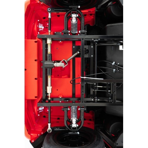Elektromobilis Mercedes Benz Maybach G650 Strong, sarkans