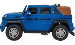 Elektromobilis Mercedes-Benz Maybach G650, zils