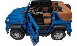 Elektromobilis Mercedes-Benz Maybach G650, zils